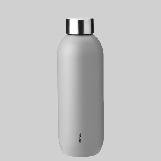 Keep Cool vacuum insulated bottle 20.3 oz light grey   355-13  (Colli 4)